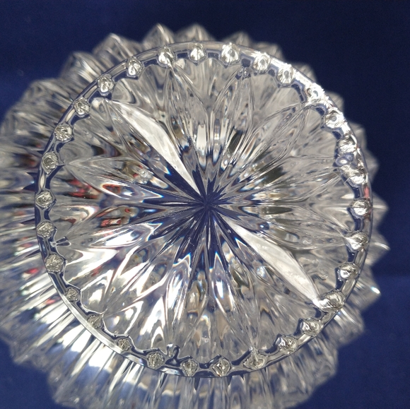 CRYSTAL GERMAN ROSES Candy BOWL - Picture 12 of 12